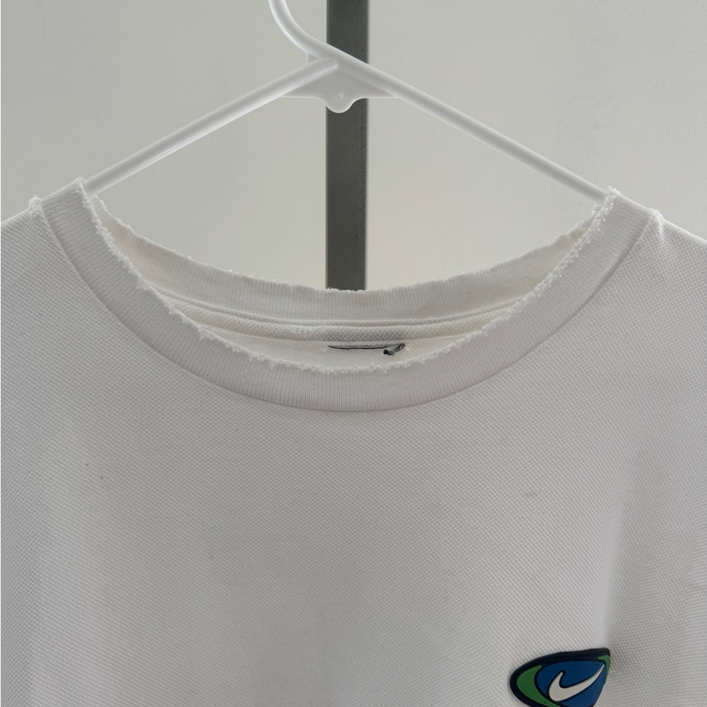 Nike 90s vintage vtg White T-Shirt with Logo L - Picture 2 of 3